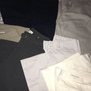 6prs size 6 Riley Wide Leg Calvin Klein pants 💕